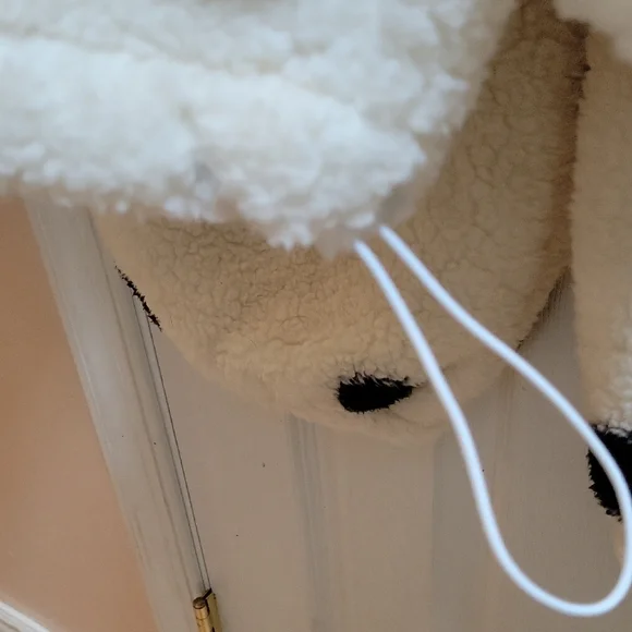 White and Black Polka Dot Pajama/Lounge Set Plush Intimates NWOT - Picture 5 of 8